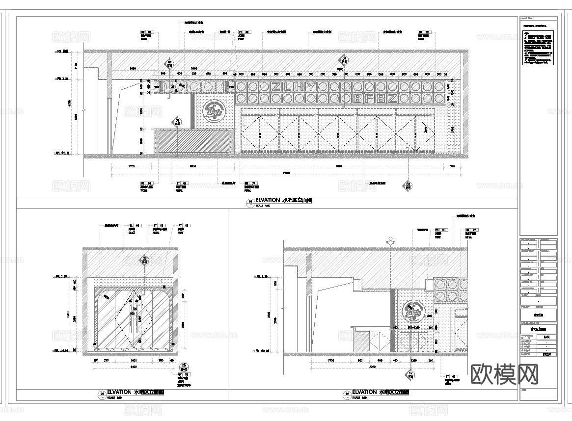 最新全套 棋牌室 施工图合集cad施工图