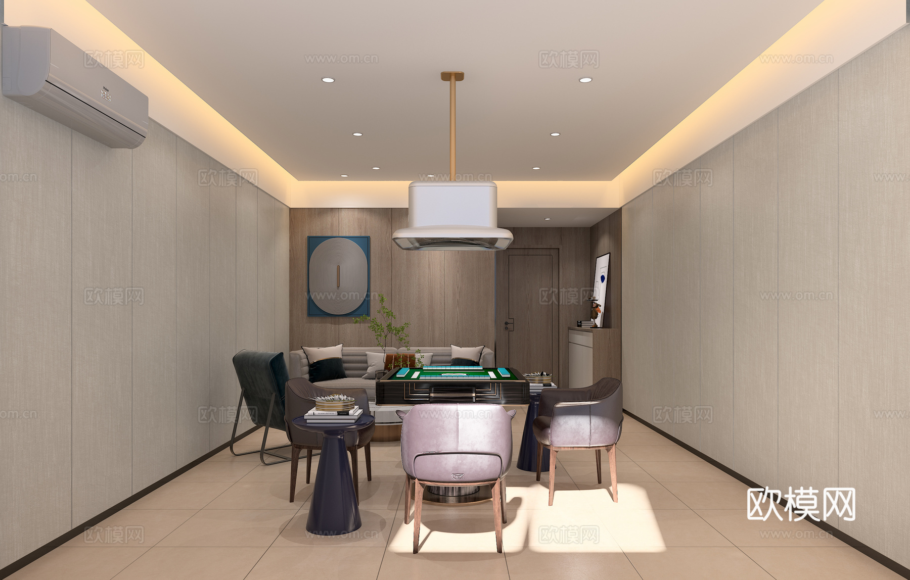 最新全套棋牌室施工图合集cad施工图