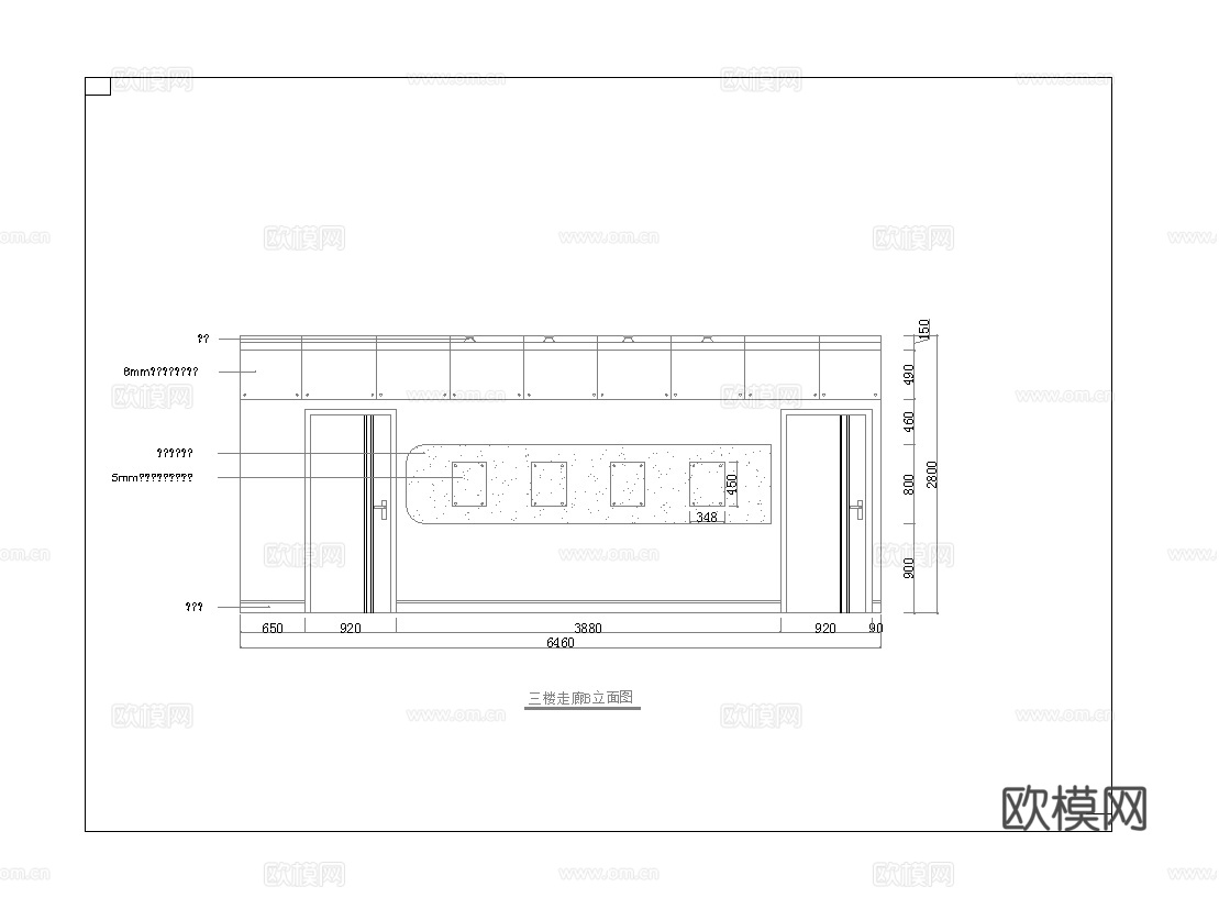 最新完整版美容院施工图合集cad施工图