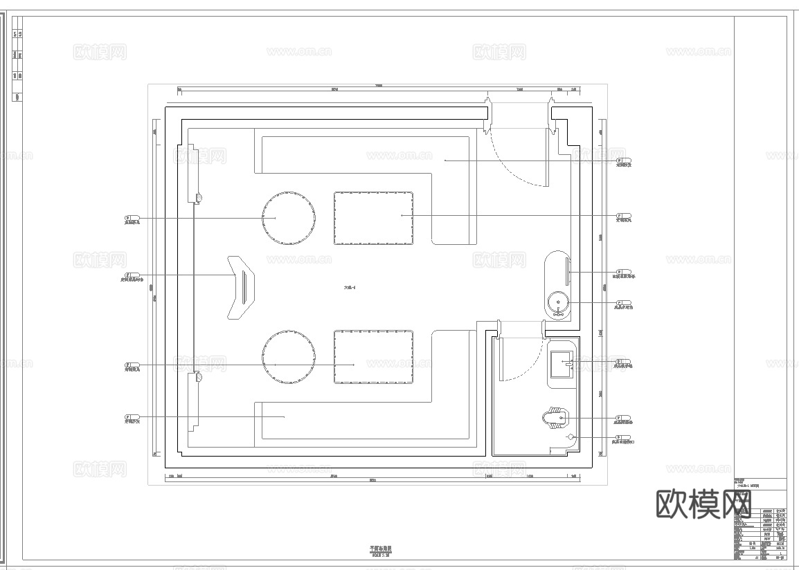 最新2套 KTV 派对房 施工图 效果图合集cad施工图