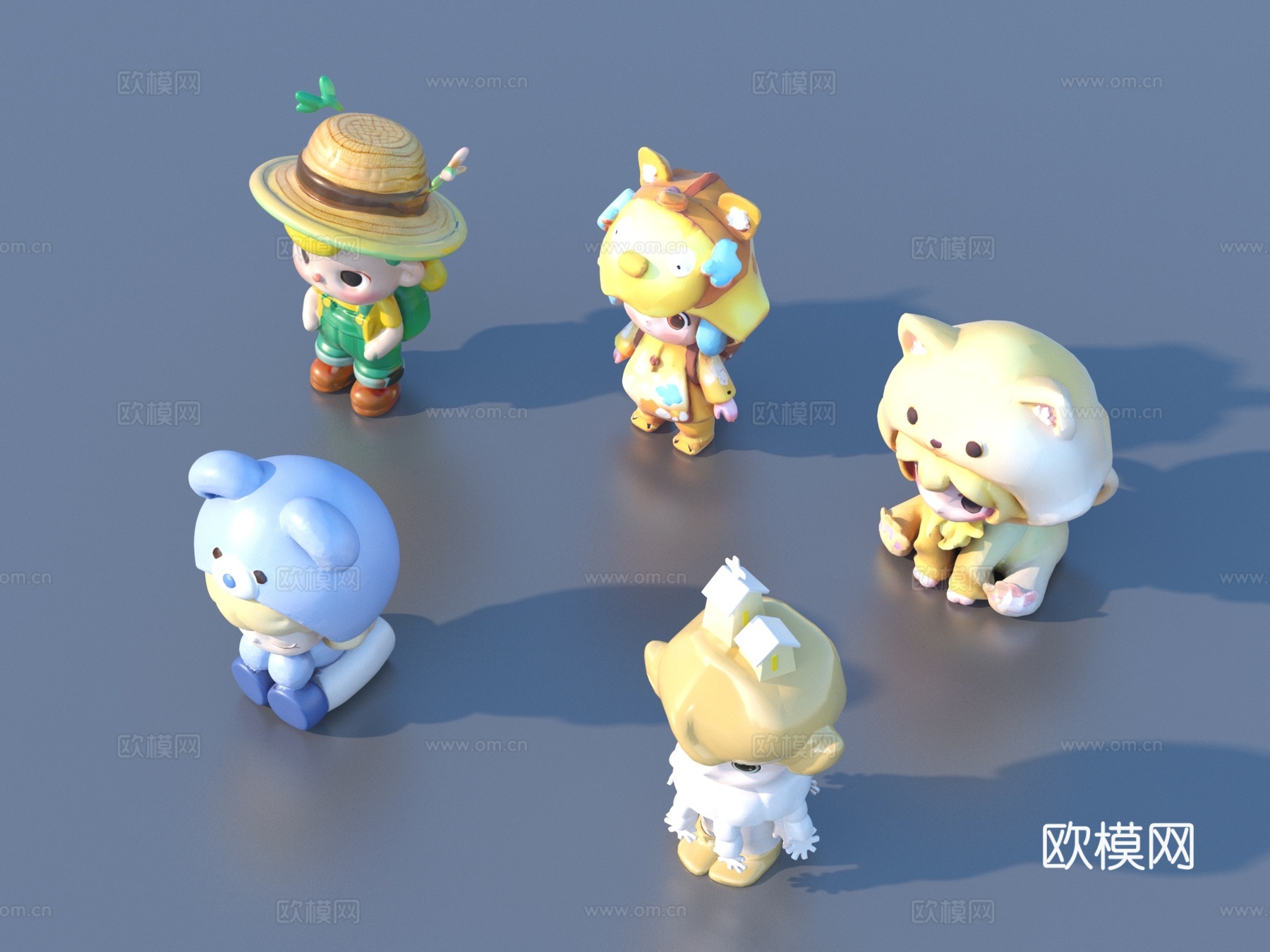 卡通 玩具 摆件3d模型下载