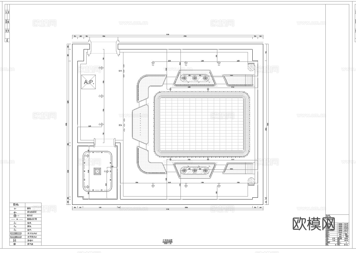 最新2套 KTV 派对房 施工图 效果图合集cad施工图