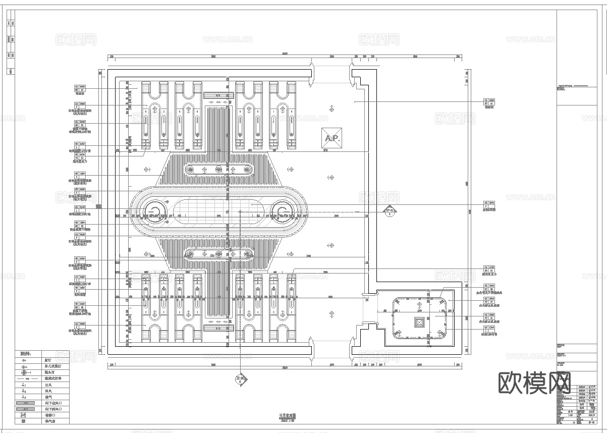 最新2套 KTV 派对房 施工图 效果图合集cad施工图