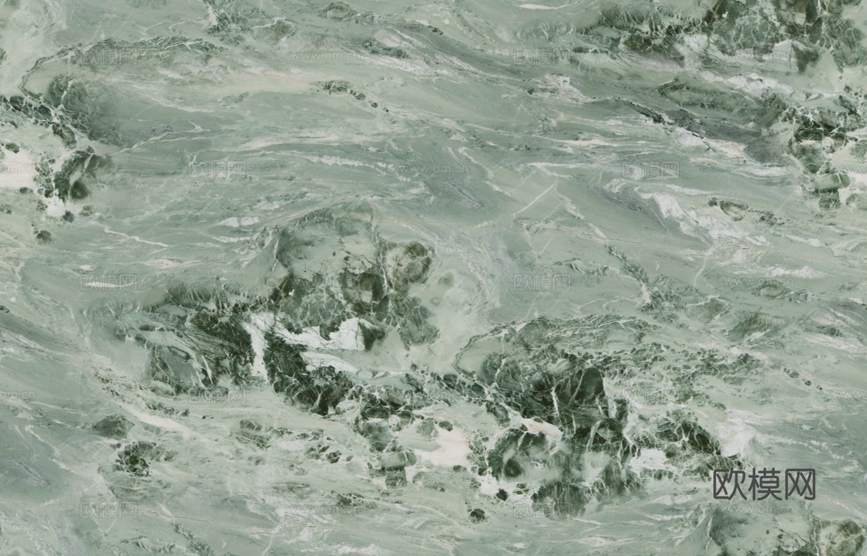 法式轻奢冷翡翠大理石 绿色大理石贴图