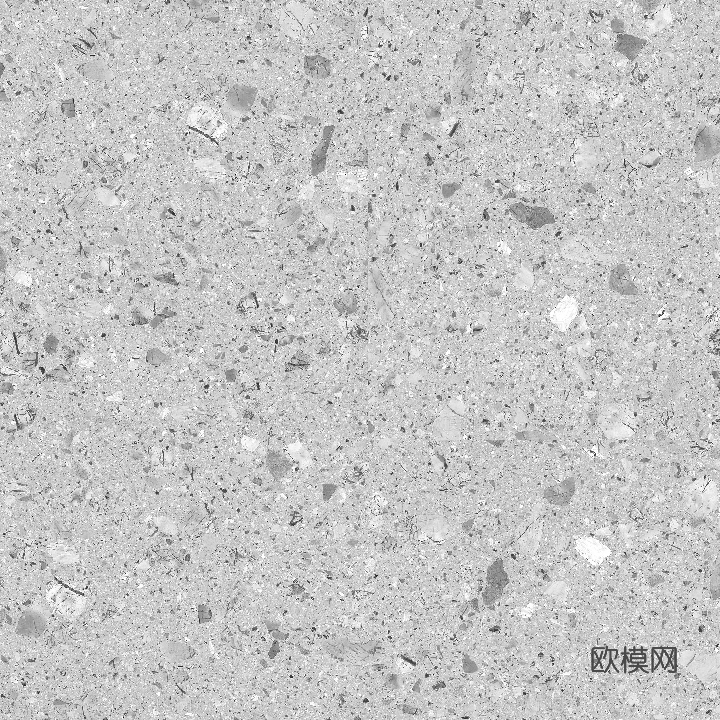 现代无缝浅灰色水磨石贴图