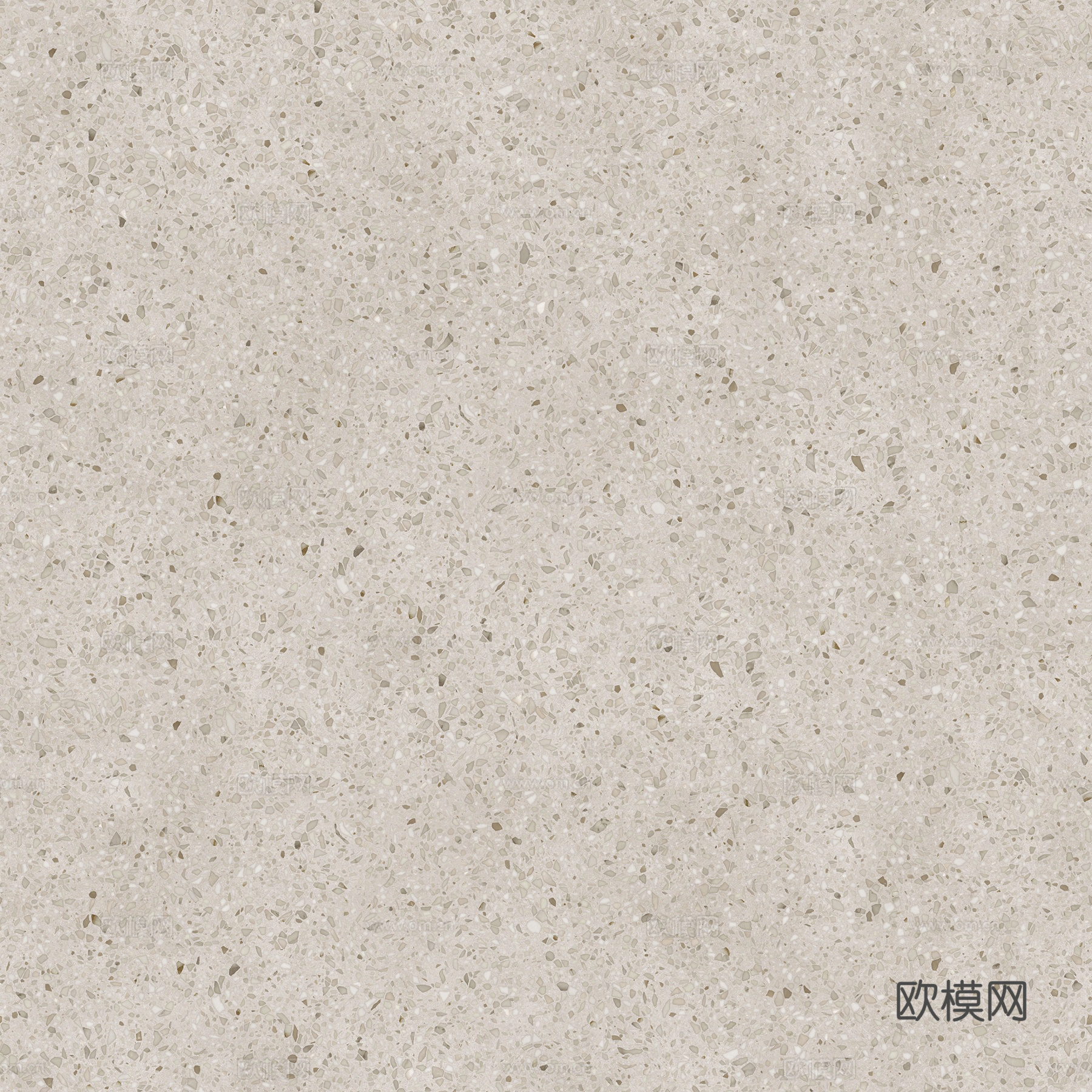 现代无缝浅灰水磨石地面贴图