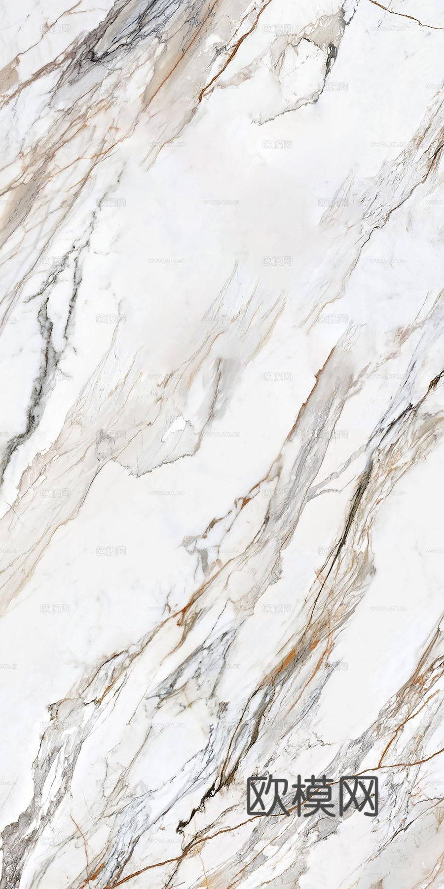 轻奢白色花纹奢石大理石
