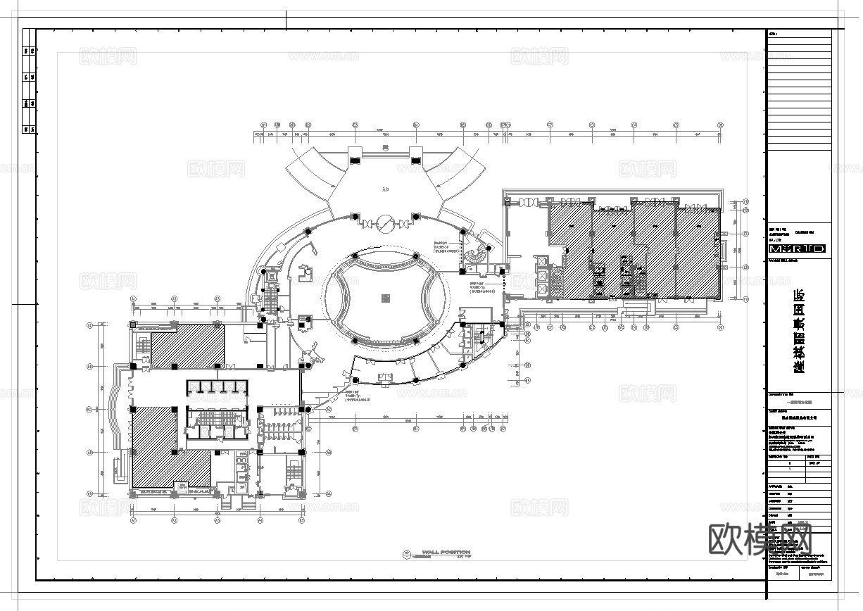 最新全套 大酒店 施工图合集cad施工图