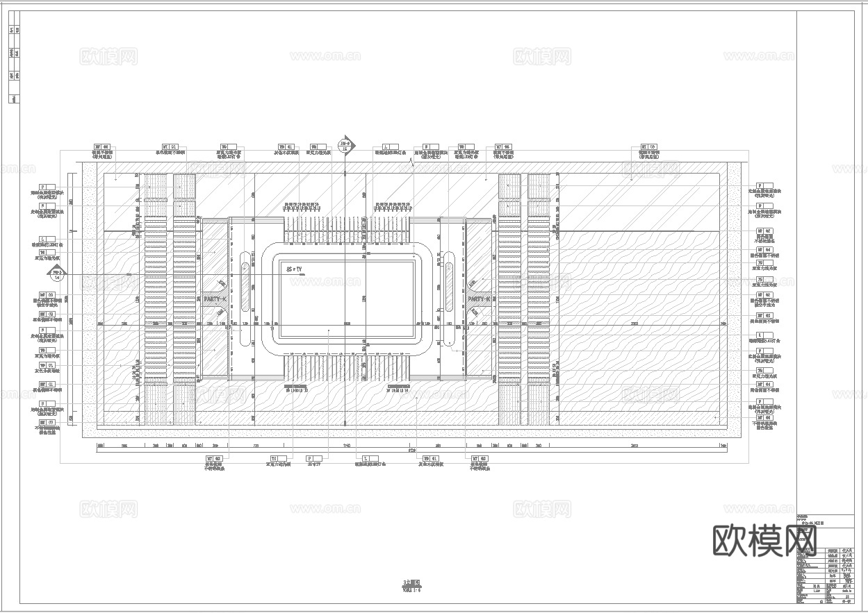 最新2套 KTV 派对房 施工图 效果图合集cad施工图