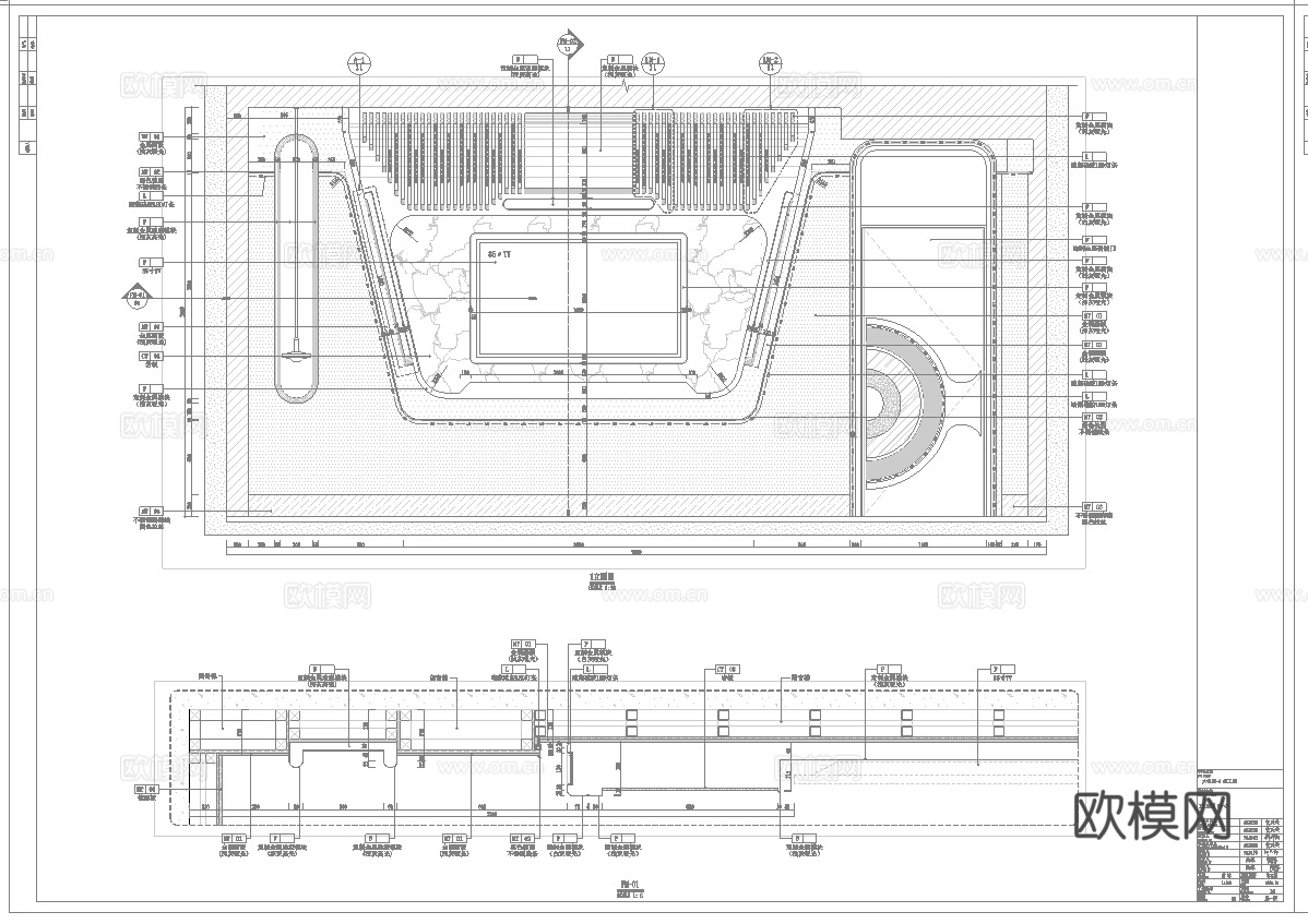 最新2套 KTV 派对房 施工图 效果图合集cad施工图