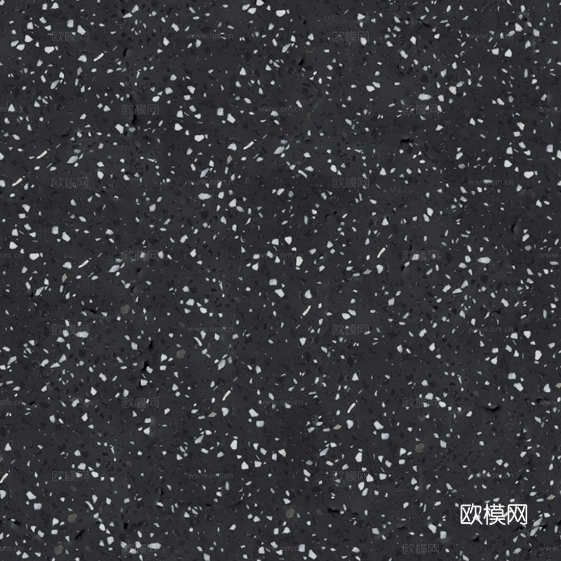 现代意式黑色无缝水磨石地面