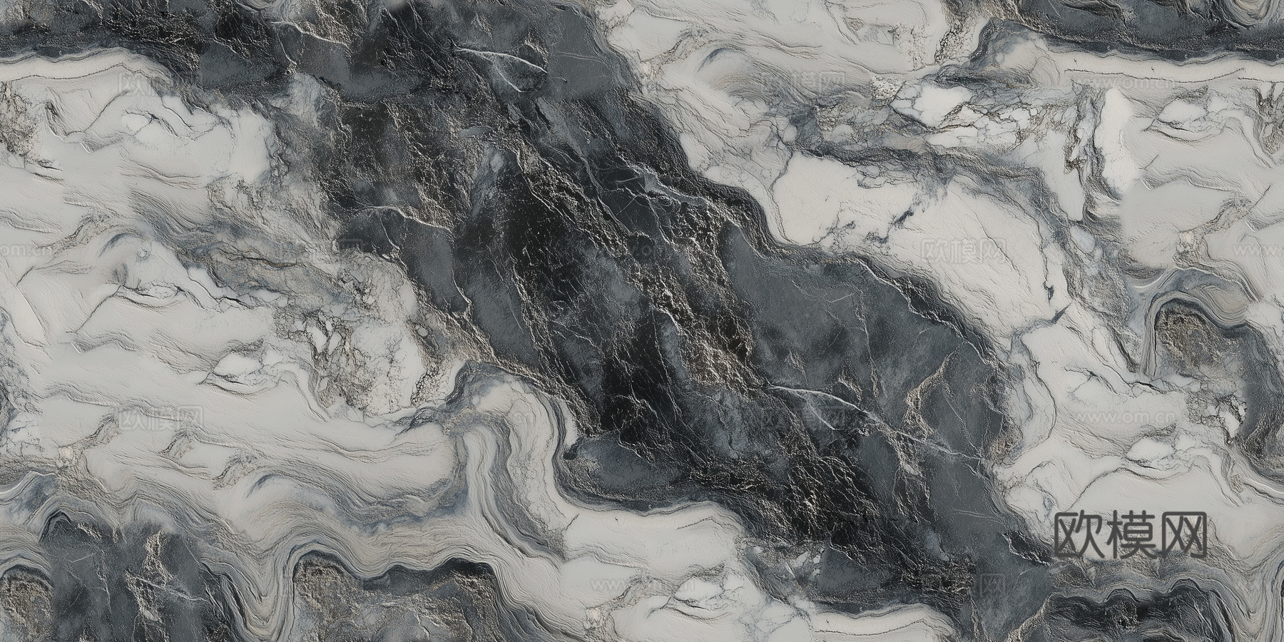 欧式轻奢奢石 黑白灰奢石大理石贴图