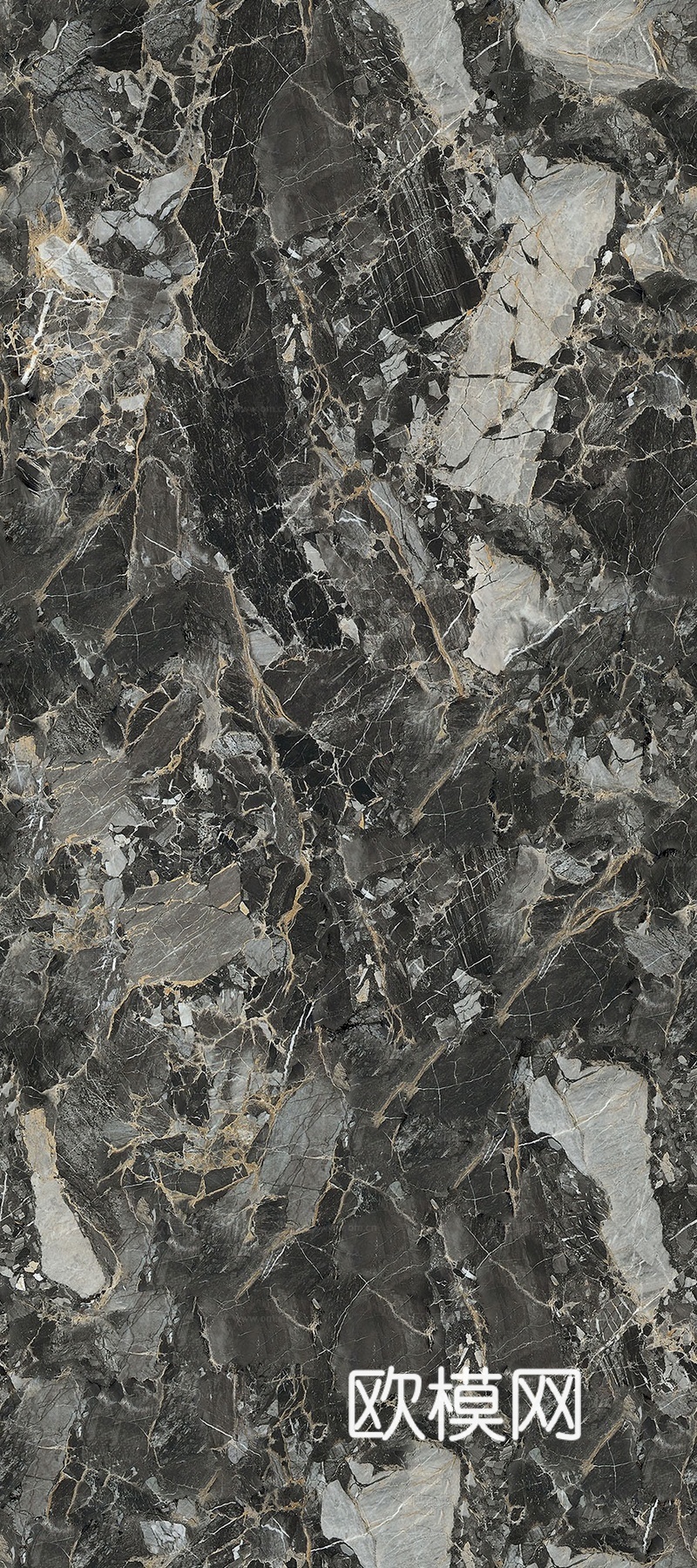 意式轻奢奢石 欧神诺黑玛瑙奢石 黑色奢石大理石