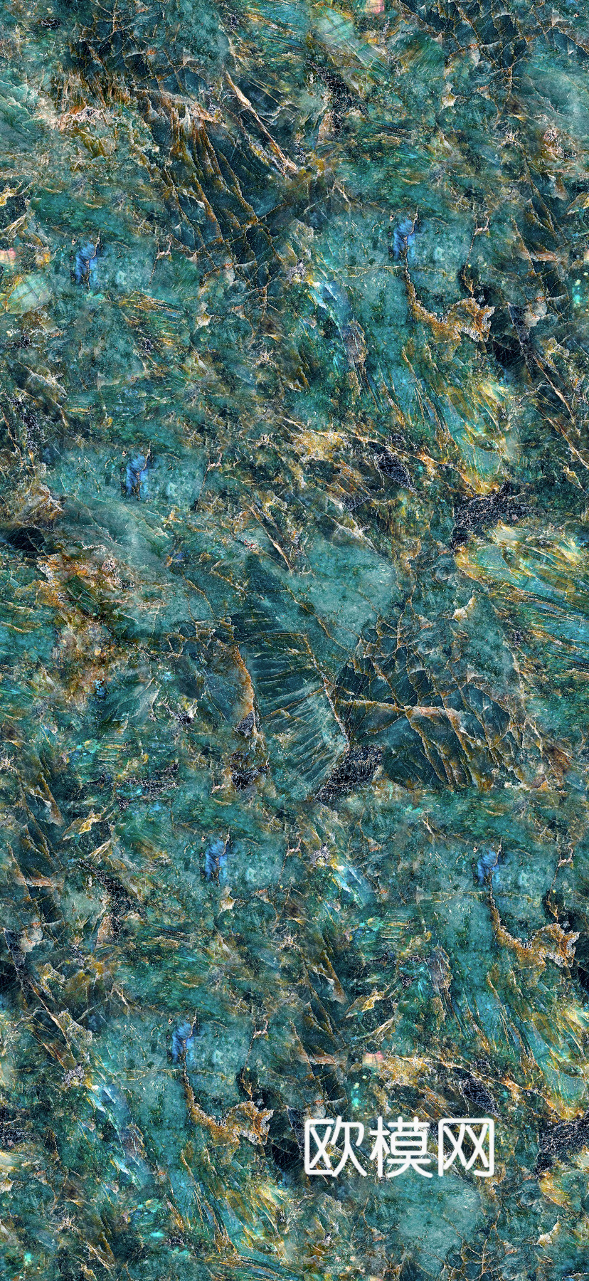 翠谷幽兰绿色奢石大理石