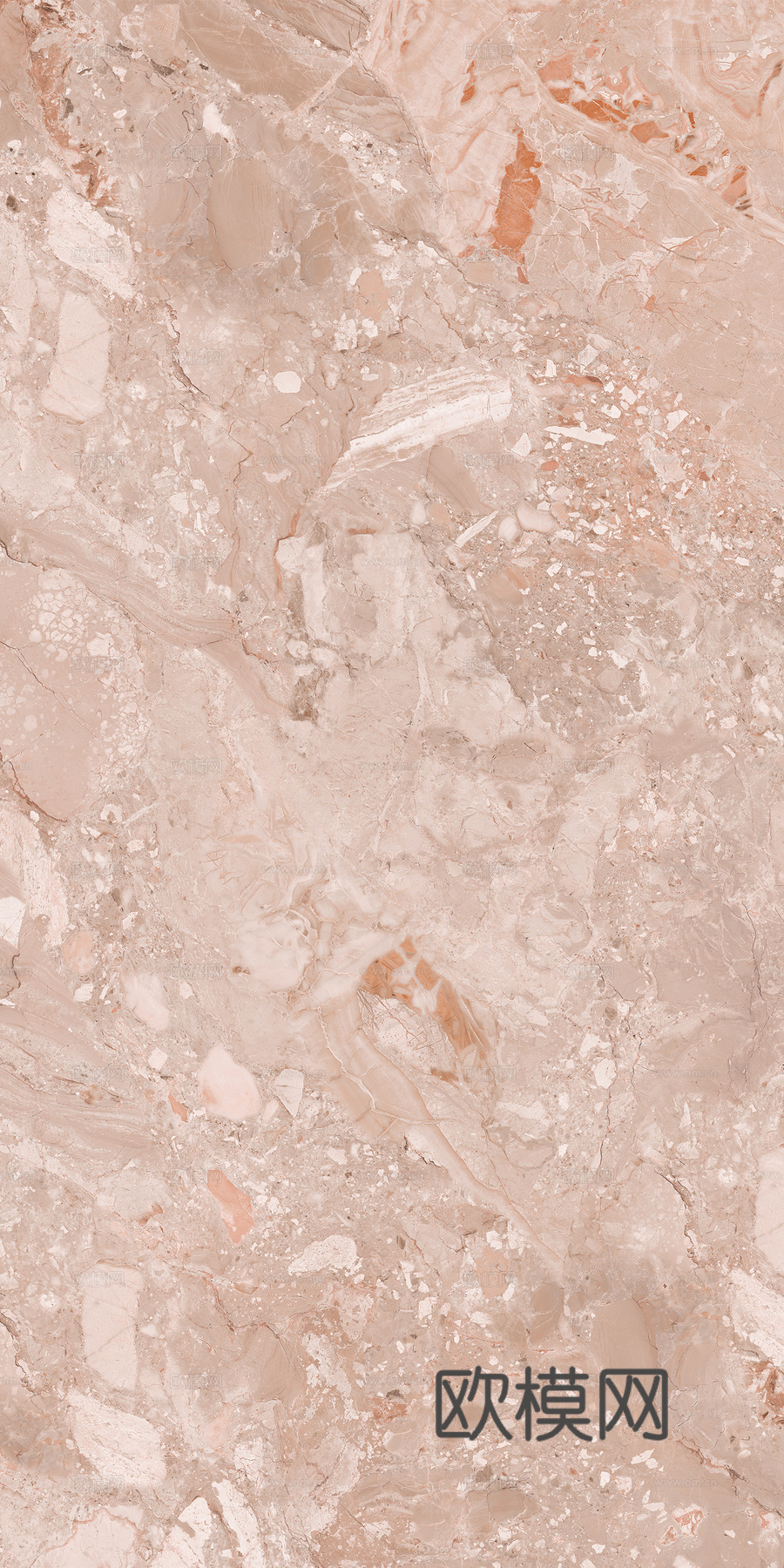 现代法式莫奈花园粉奢大理石贴图