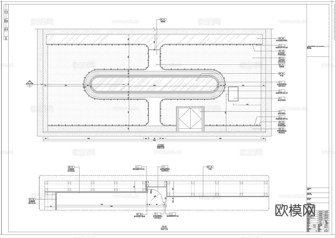 最新2套 KTV 派对房 施工图 效果图合集cad施工图