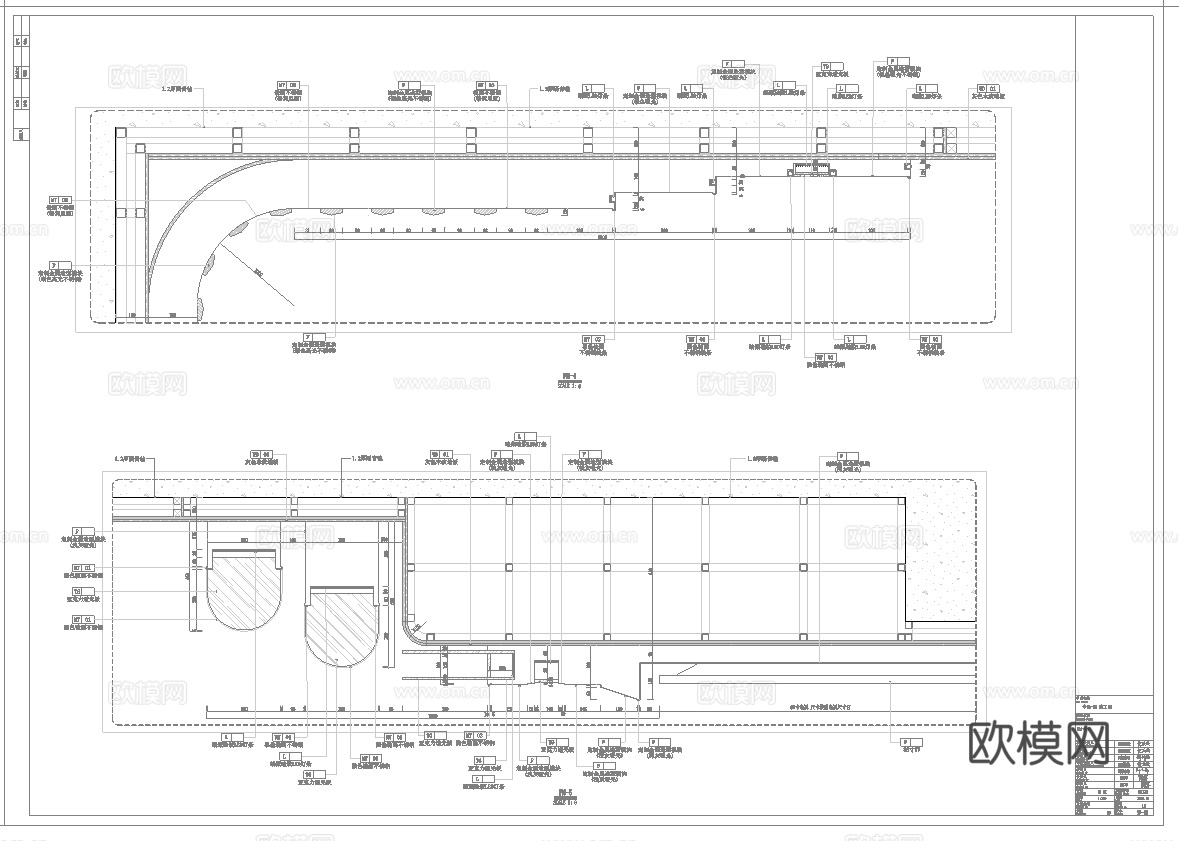 最新2套 KTV 派对房 施工图 效果图合集cad施工图