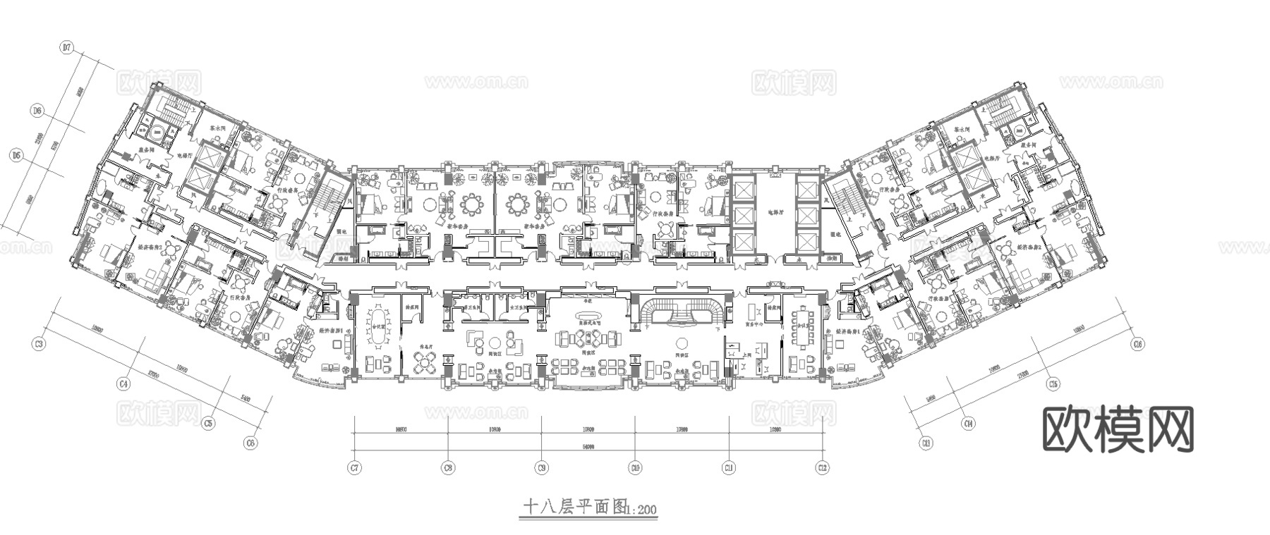 最新全套 大酒店 施工图合集cad施工图