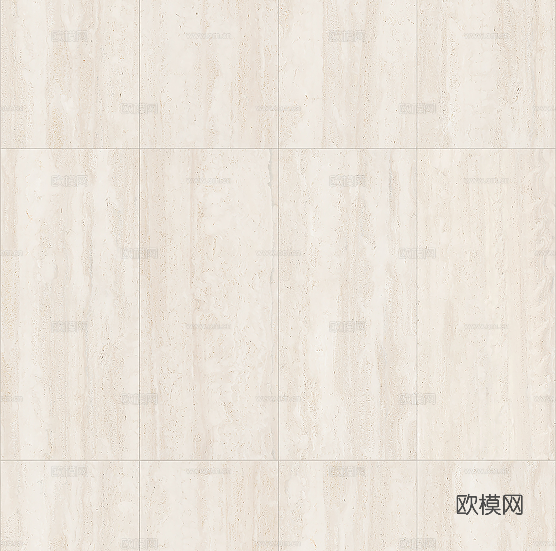 现代奶油无缝米白洞石瓷砖