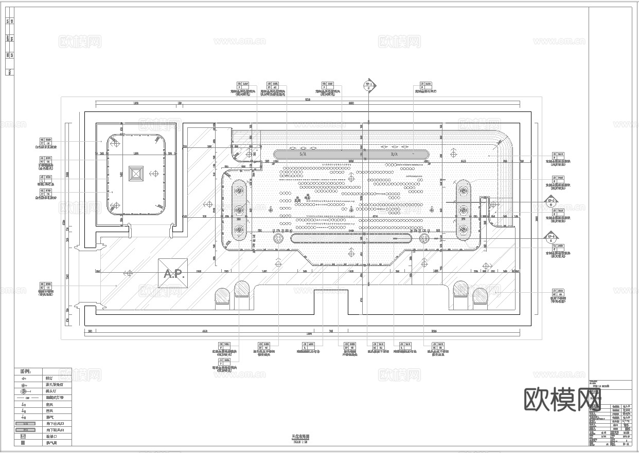最新2套 KTV 派对房 施工图 效果图合集cad施工图