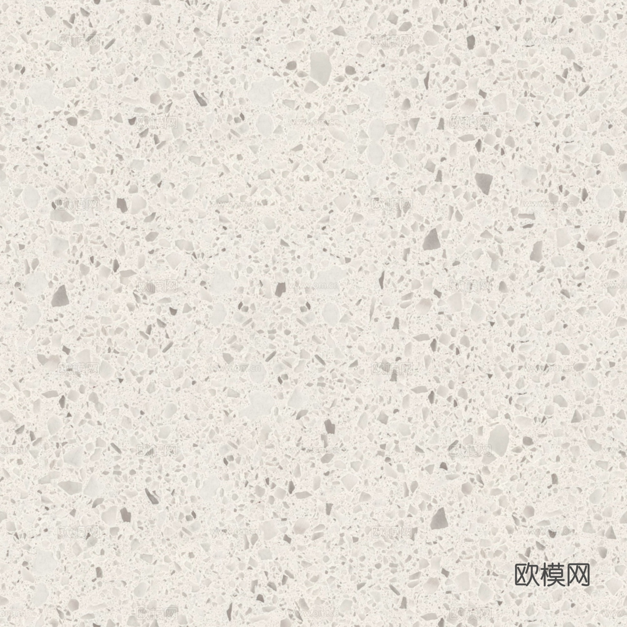 现代意式无缝米灰色水磨石