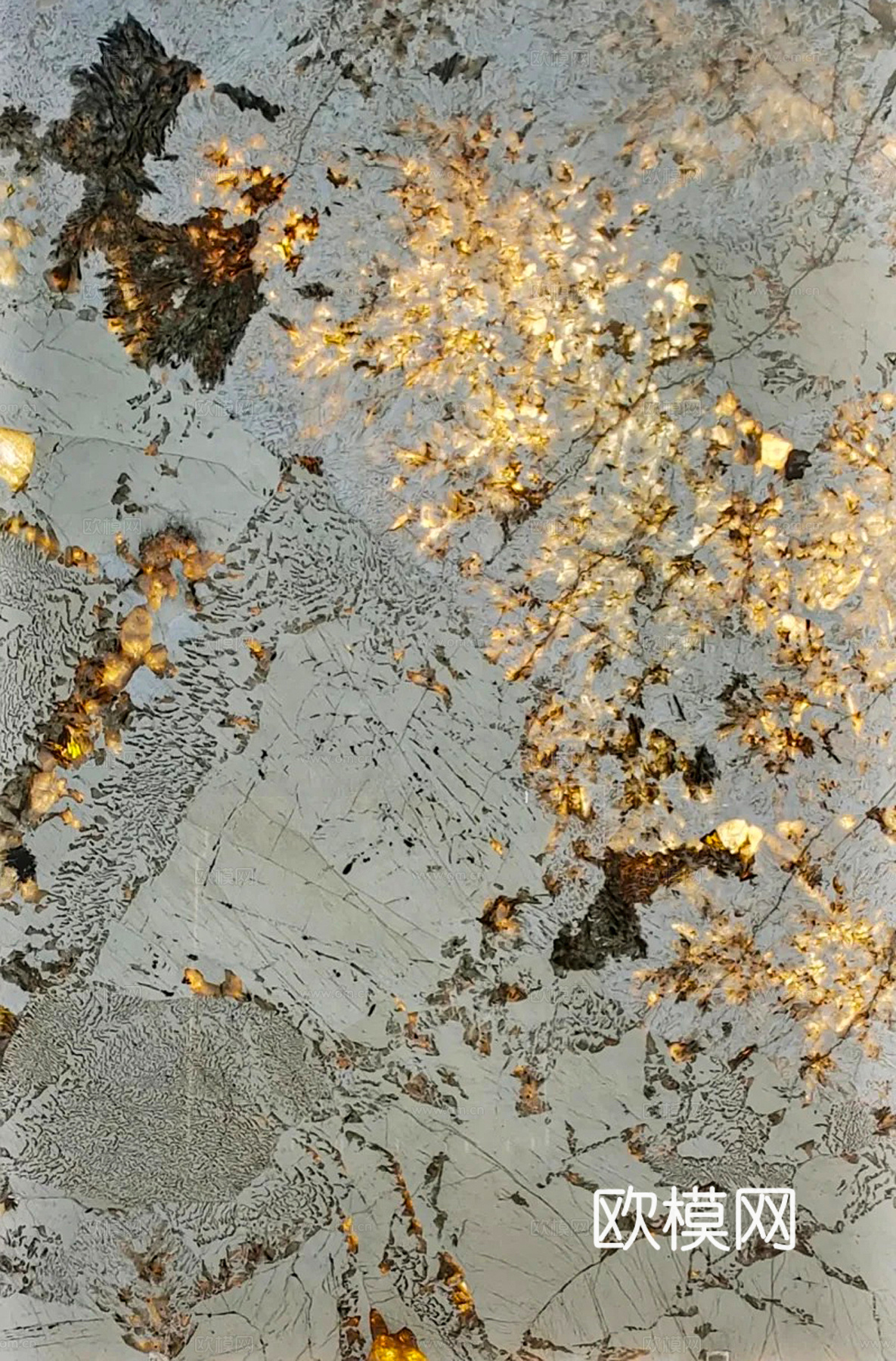 意式轻奢奢石 无缝透光石发光石