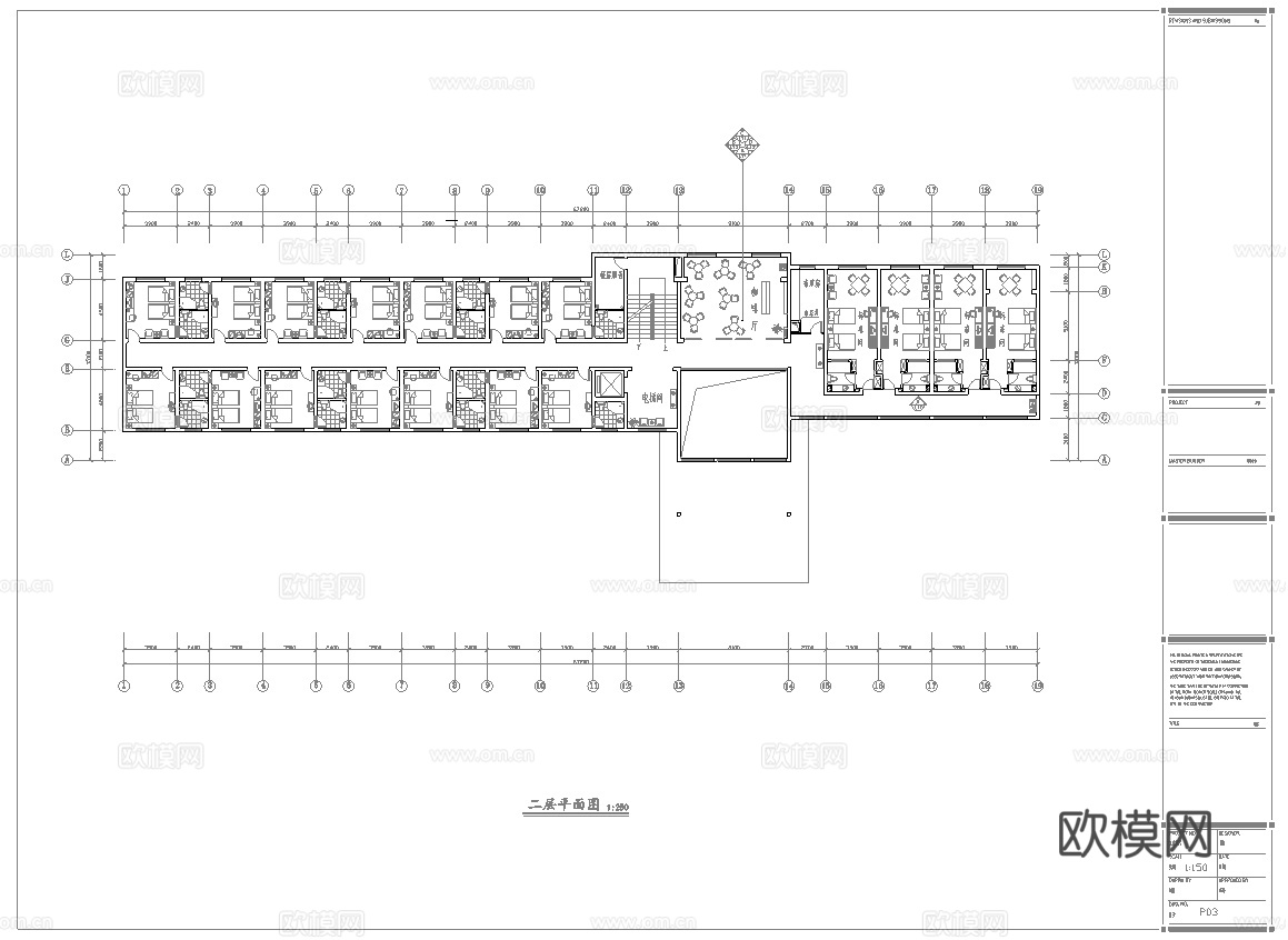 最新全套 宾馆 酒店 施工图合集cad施工图