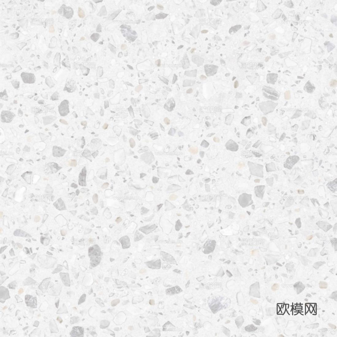 现代简约无缝浅色水磨石贴图