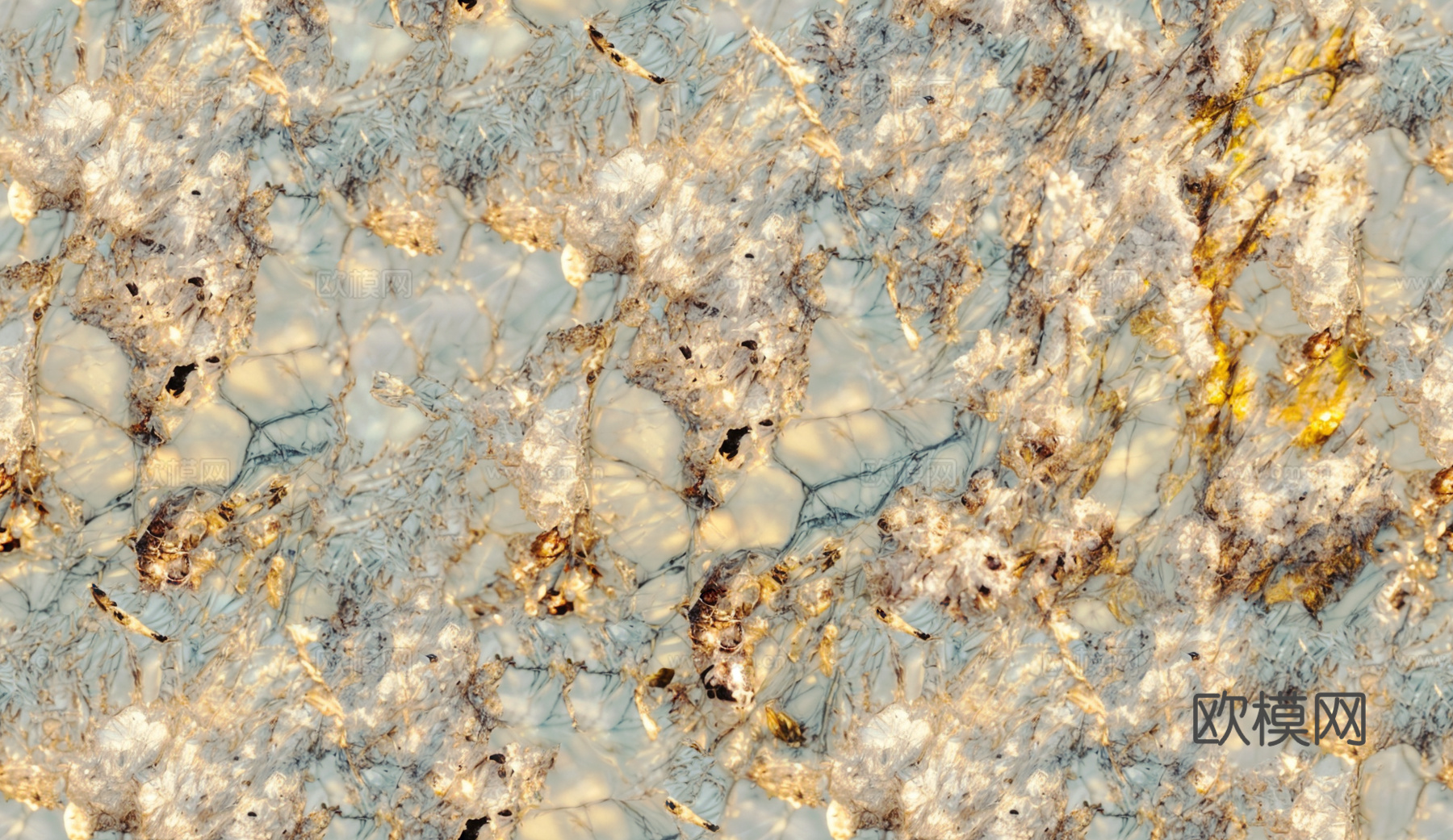 意式轻奢奢石 无缝透光石发光石