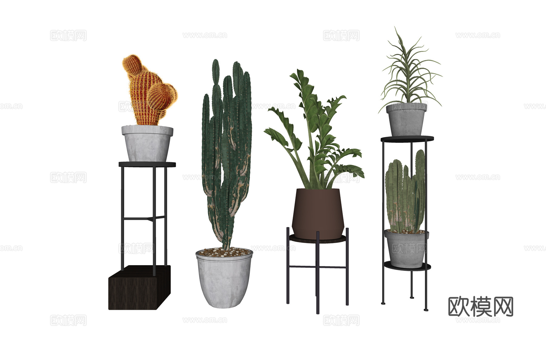 植物 乔木 花镜 室外造景 造景 灌木su模型