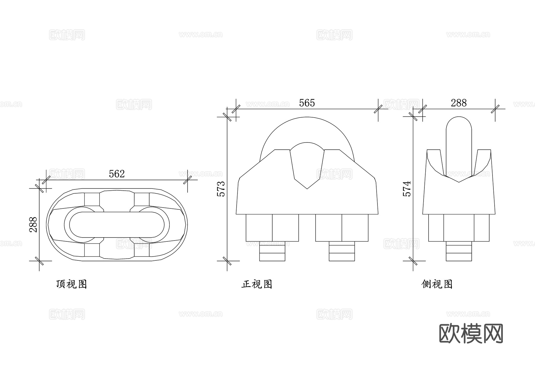 钢丝绳夹 钢丝绳卡扣 钢丝绳固定夹 钢丝绳紧固件 钢丝绳连接cad施工图下载