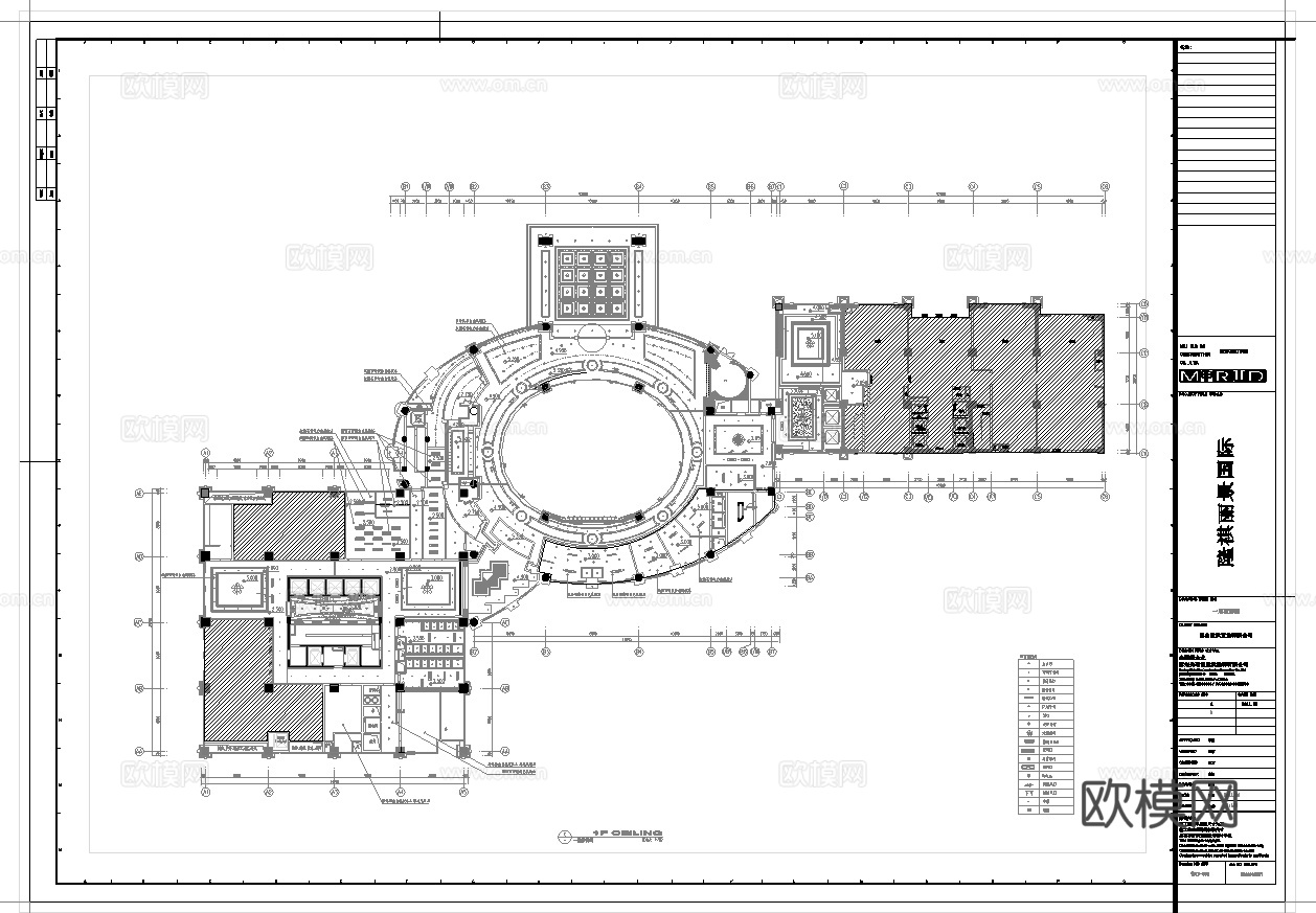 最新全套 大酒店 施工图合集cad施工图