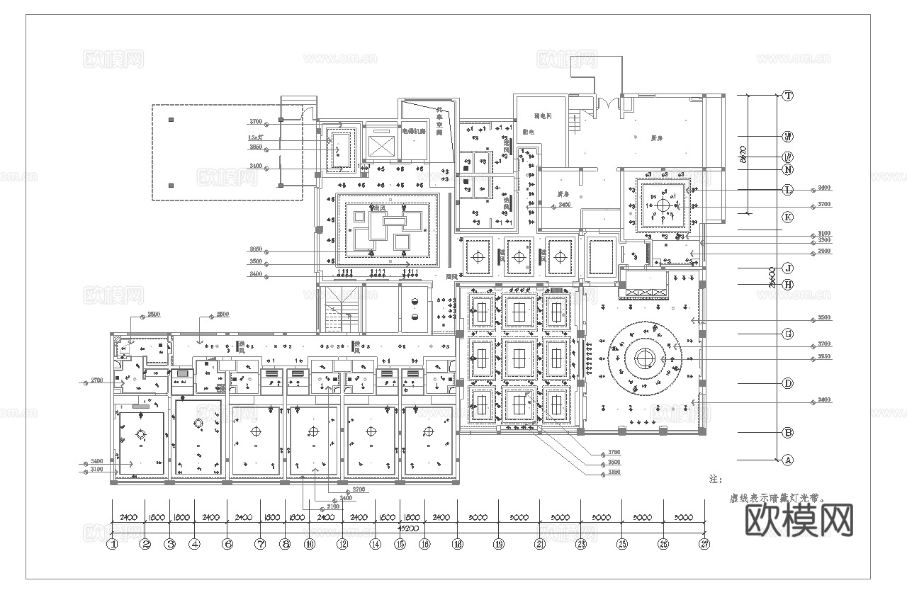 最新全套 宾馆酒店 施工图合集cad施工图