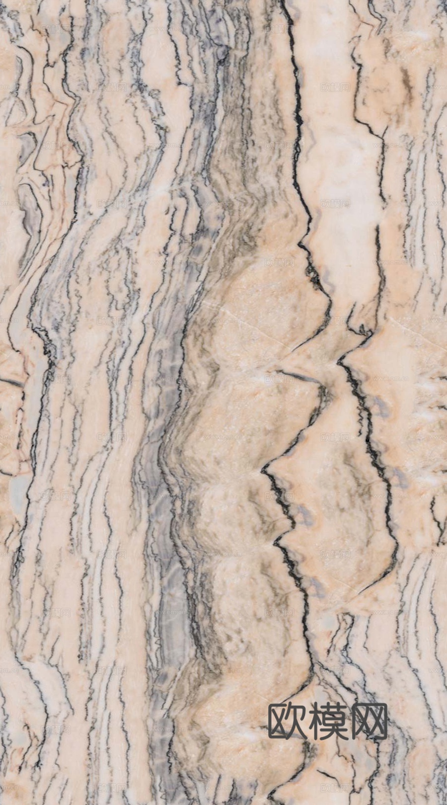 现代法式奢石烟粉奢石大理石贴图