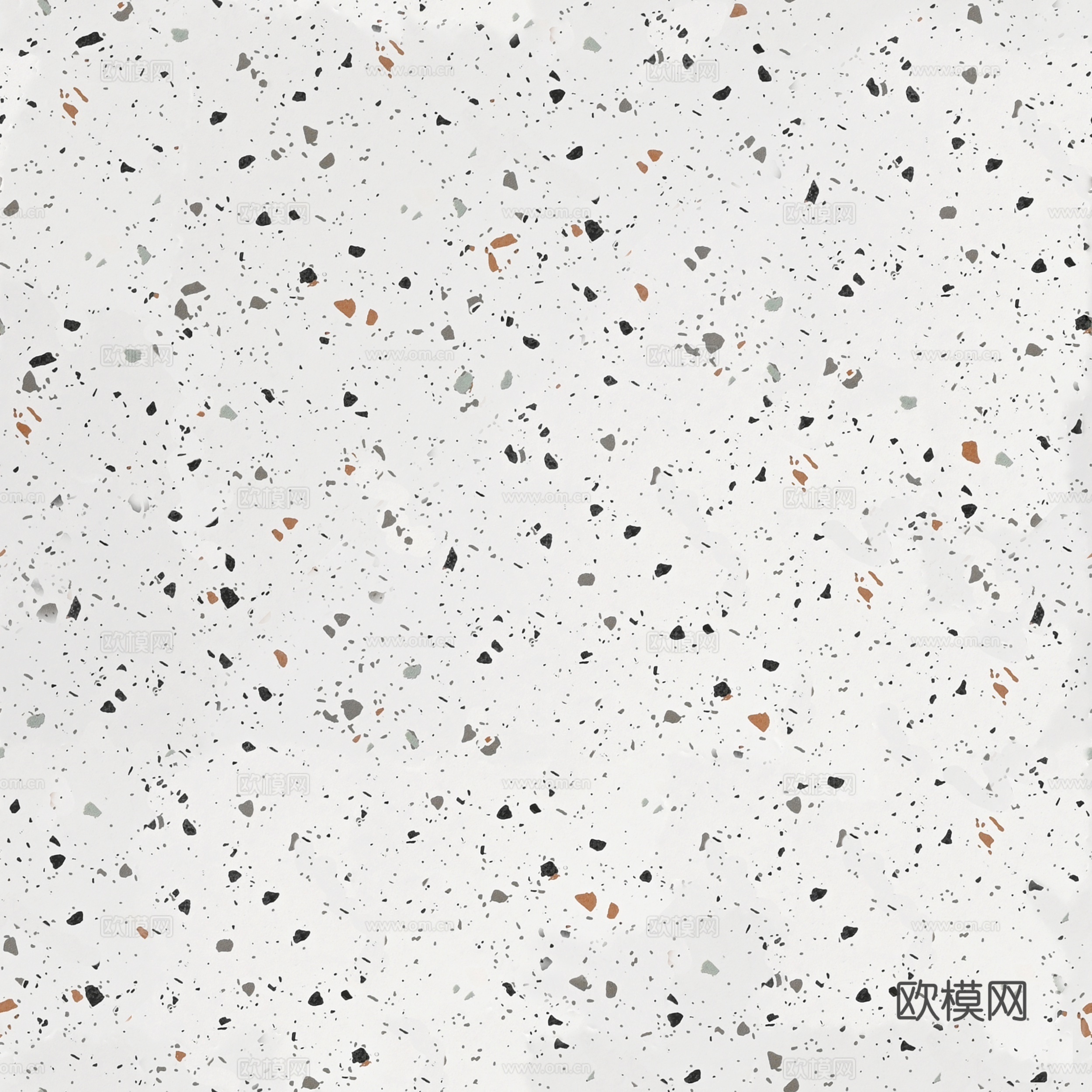 现代意式无缝米灰色水磨石