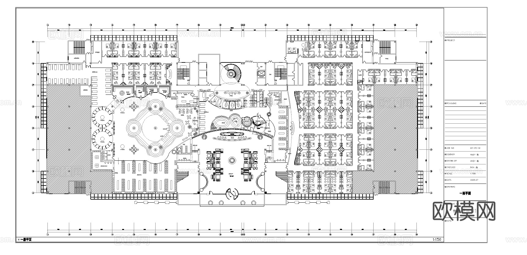 最新全套 足浴店 施工图合集cad施工图