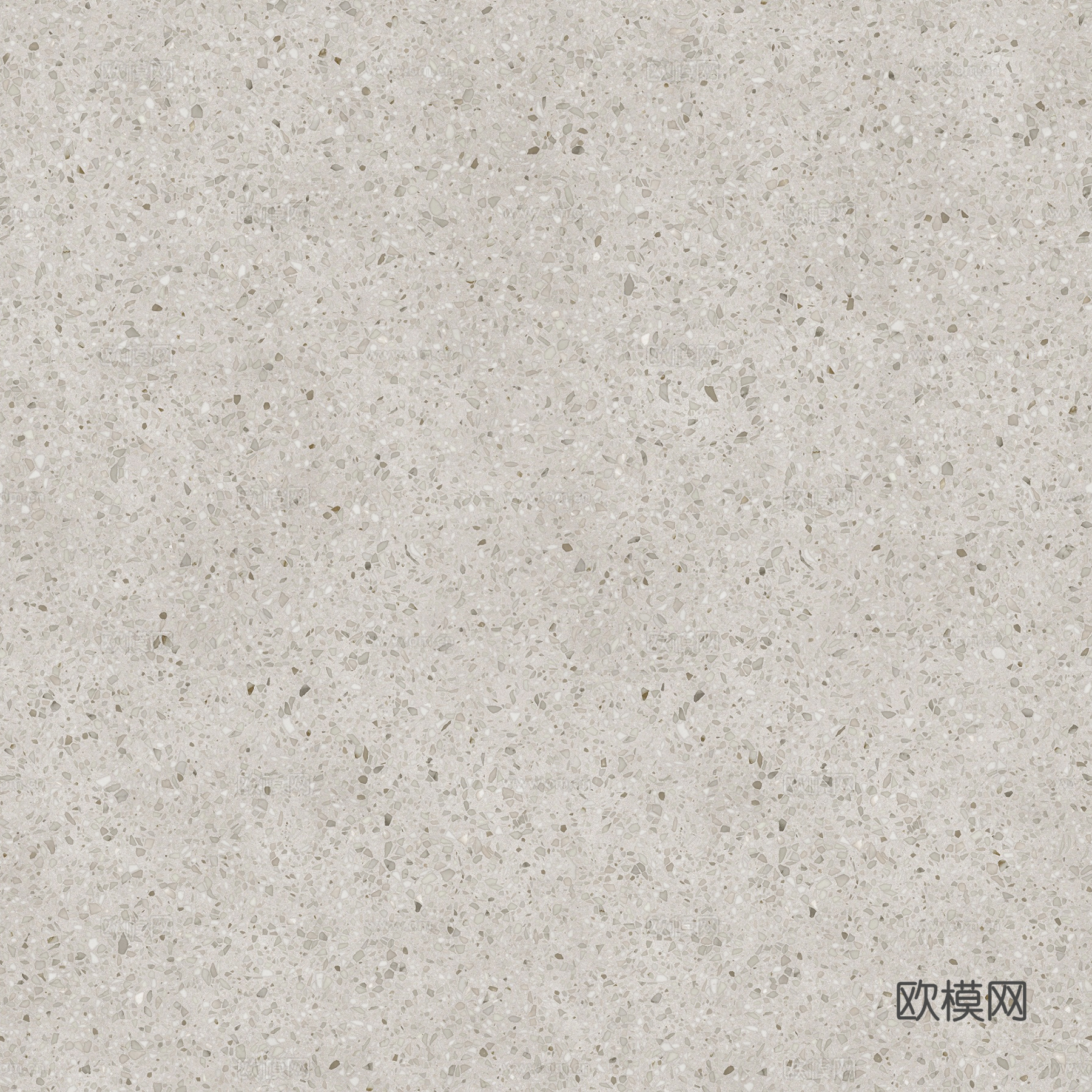 现代无缝浅灰水磨石地面贴图