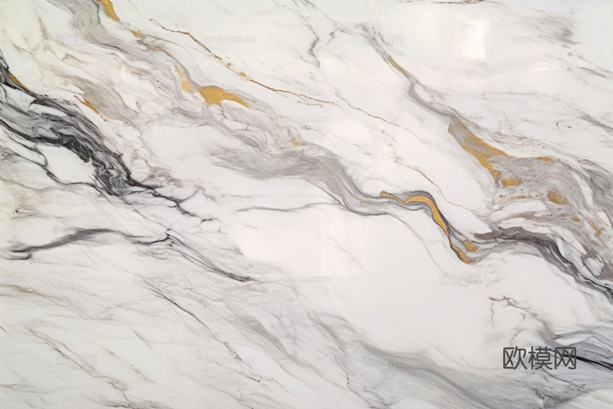 意式轻奢黑白奢石 透光奢石 潘多拉奢石