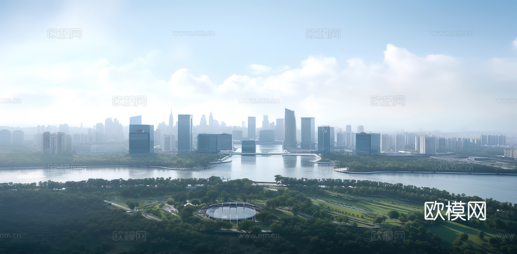 现代城市外景白天城市外景都市外景