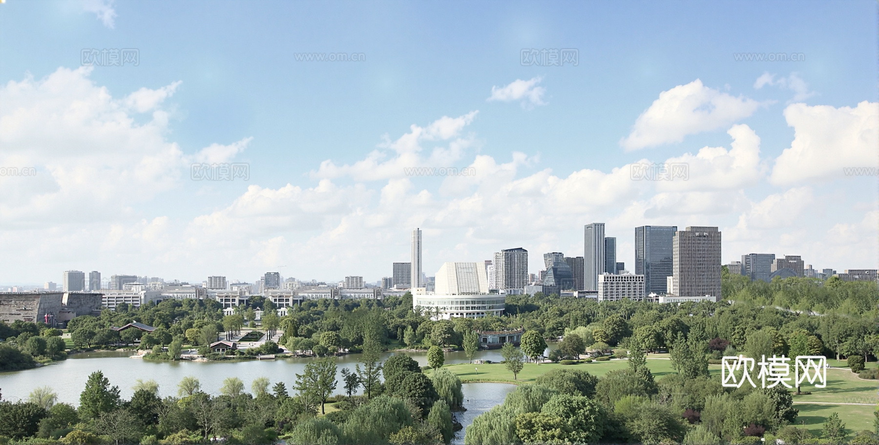 现代城市外景白天城市外景都市外景