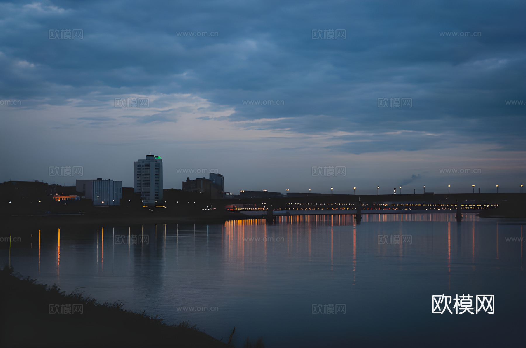 现代天空外景室外黄昏夕阳天空