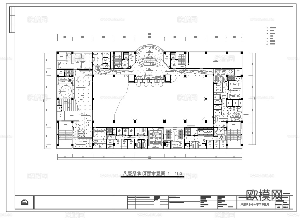 最新完整版spa足浴店施工图合集cad施工图