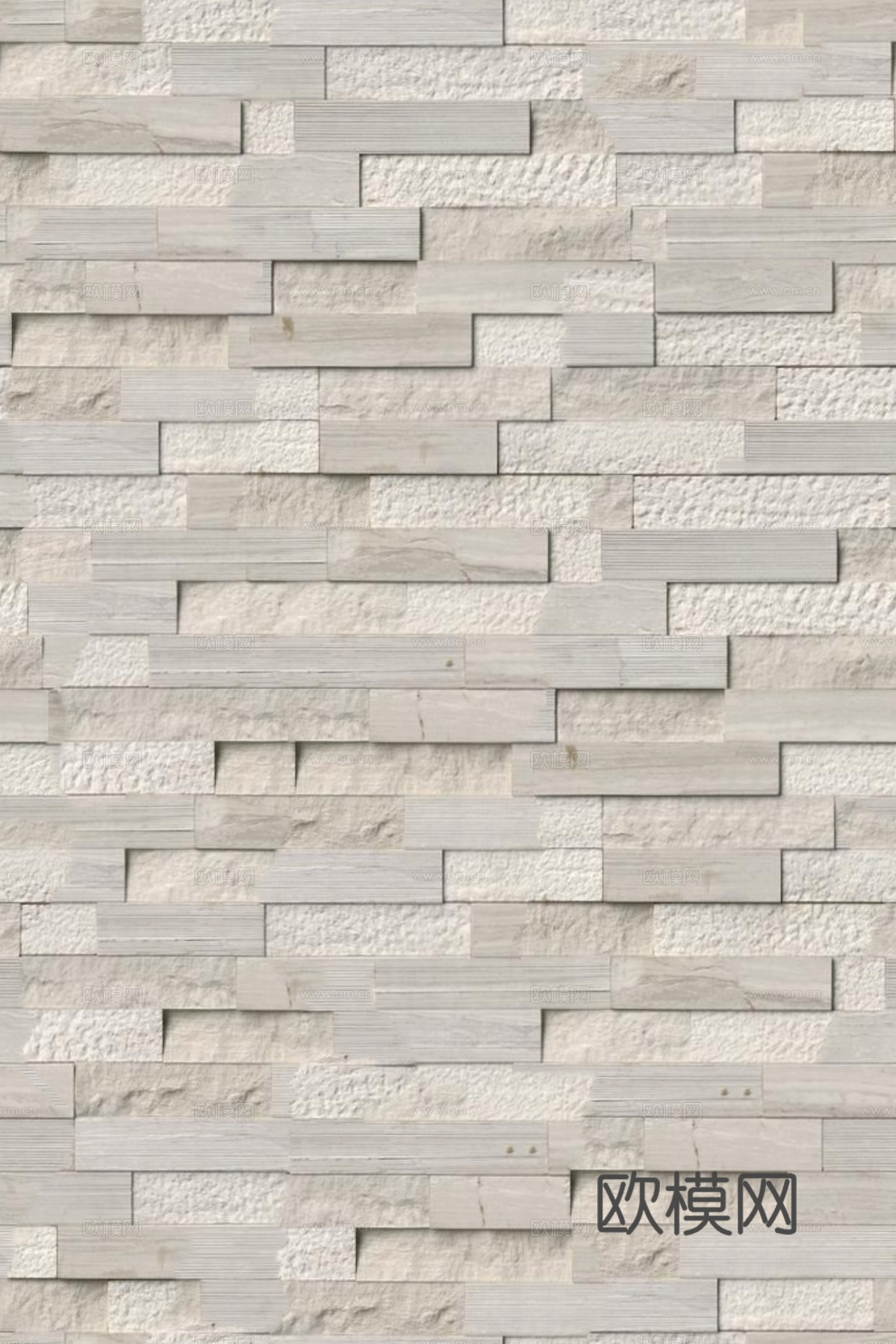 无缝礁白石文化石毛石墙面