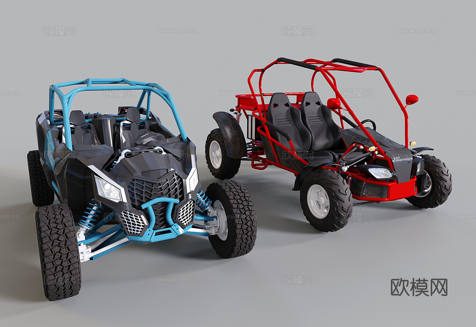 现代越野车 山地越野车 沙地越野车 全地形车su模型