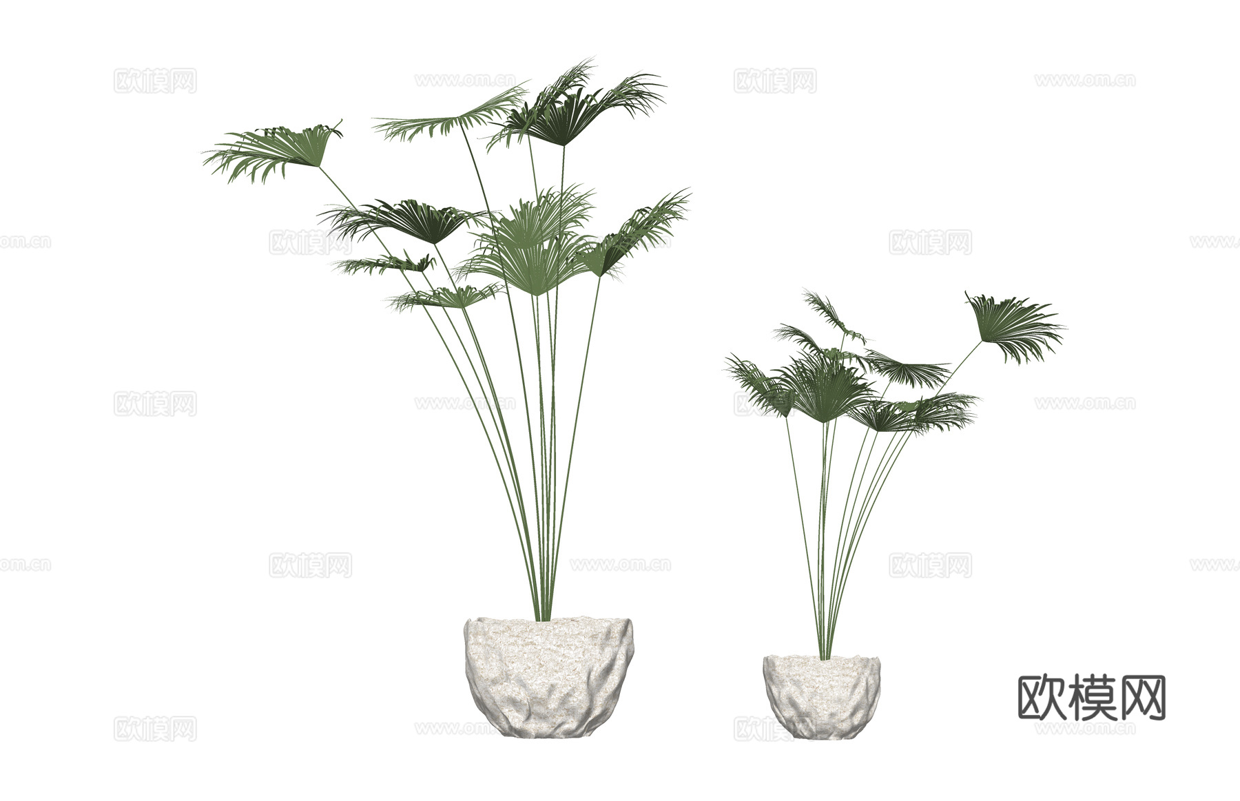 花镜 室外造景 造景 灌木 植物su模型