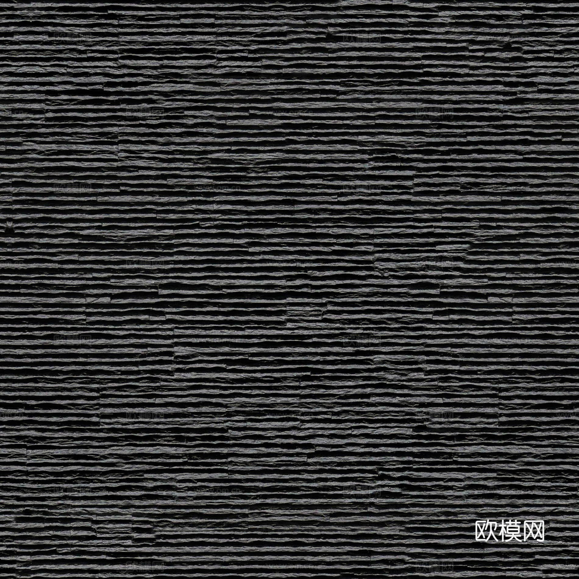 无缝花岗岩墙面流深灰色水石文化石