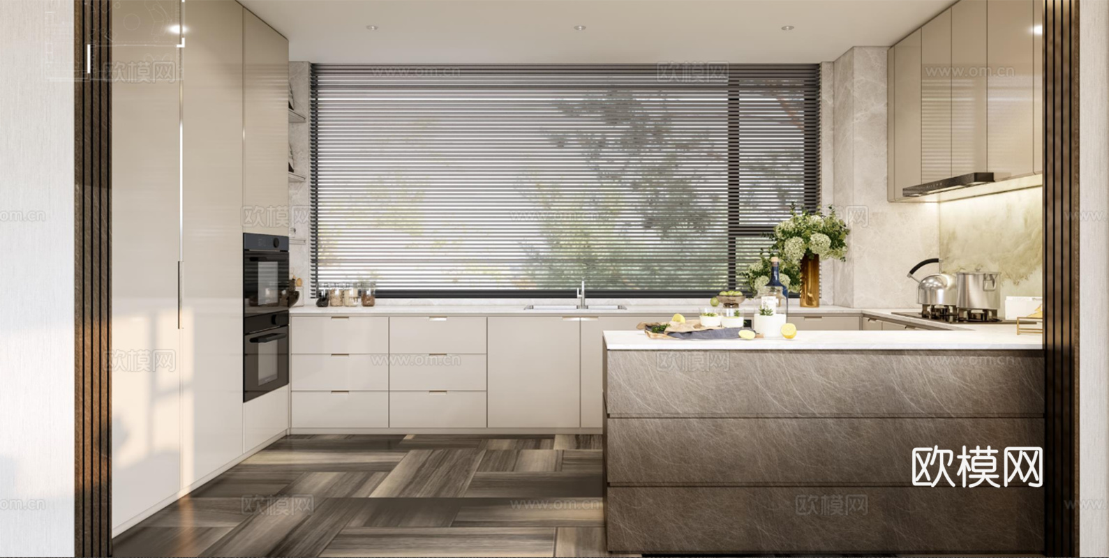 现代厨房 厨房用品 厨柜节点图 厨房立面图cad施工图