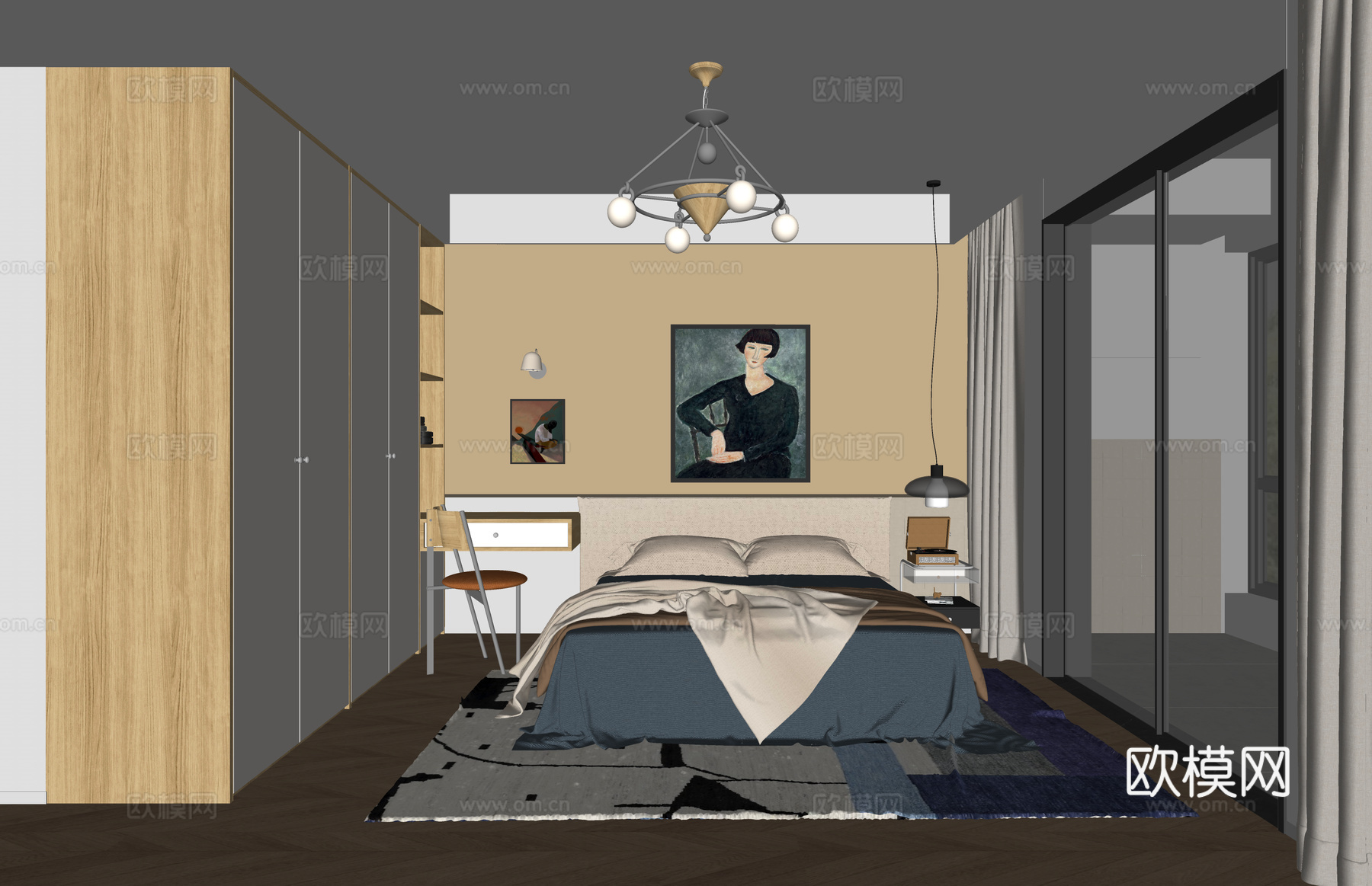 餐厅 卫生间 露台 阳台 家装 客厅 茶室su模型