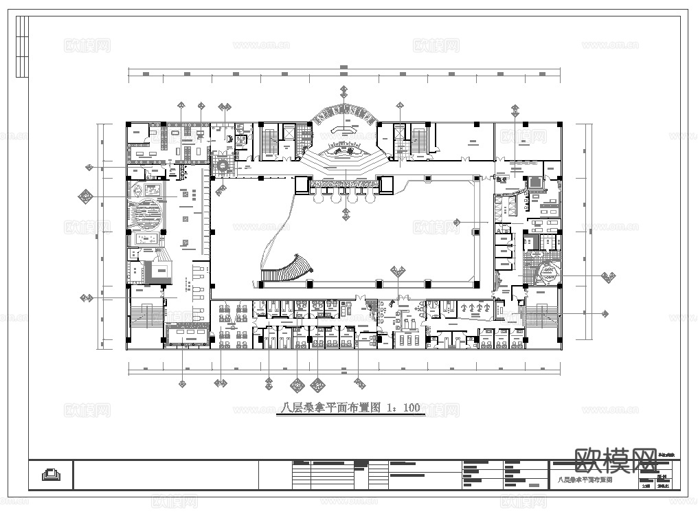 最新完整版spa足浴店施工图合集cad施工图