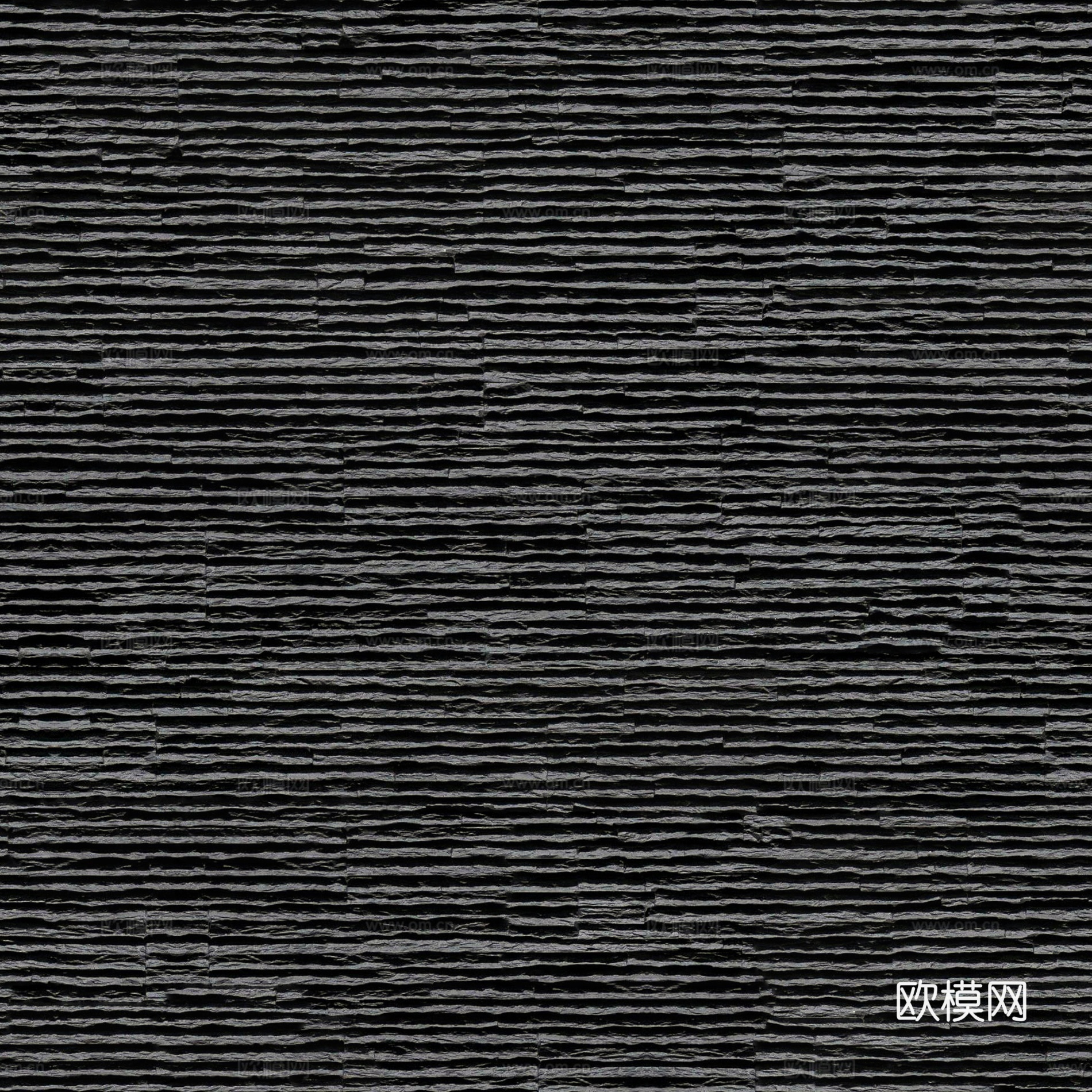 深灰色无缝花岗岩墙面流水石文化石